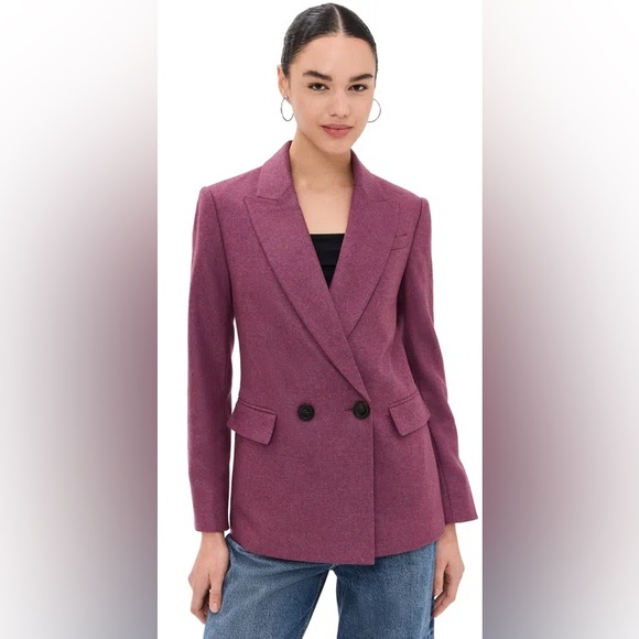 Veronica Beard Jackets & Blazers - New Veronica Beard Sevyn Dickey Wool Jacket in Vintage Orchid